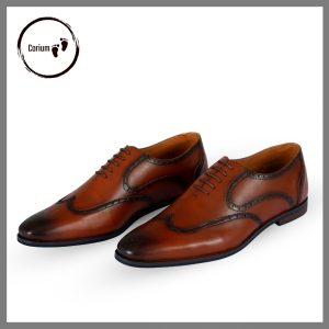 Leather formal shoes for men - Brown formal shoes
